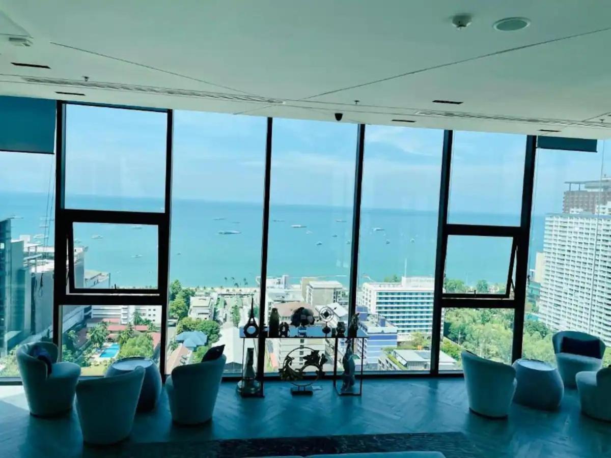 Central Pattaya - Sea View Large Balcony Condo With Infinity Pool Kültér fotó
