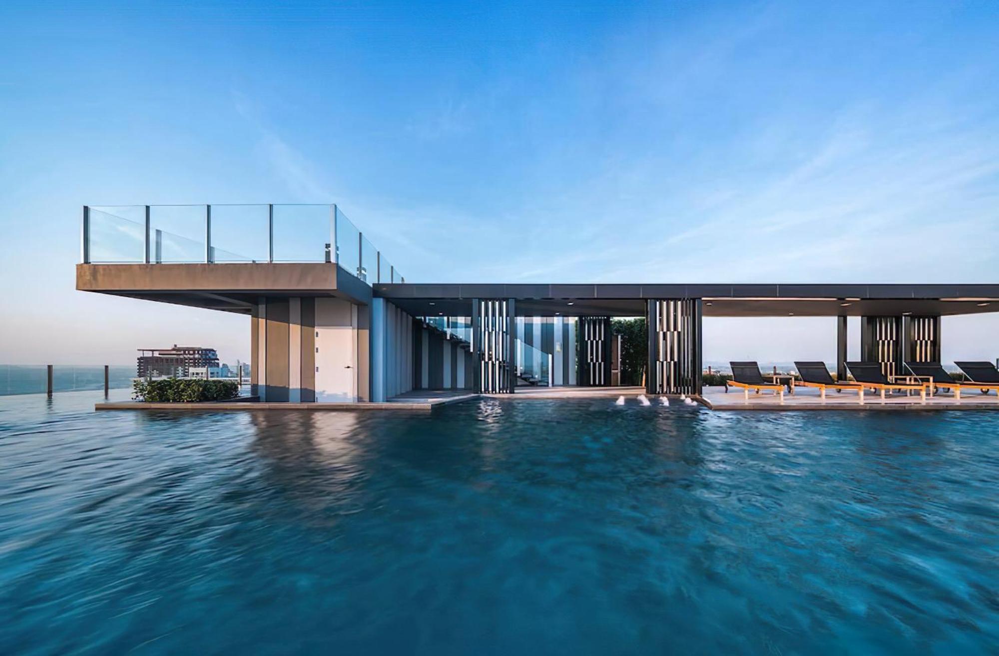 Central Pattaya - Sea View Large Balcony Condo With Infinity Pool Kültér fotó