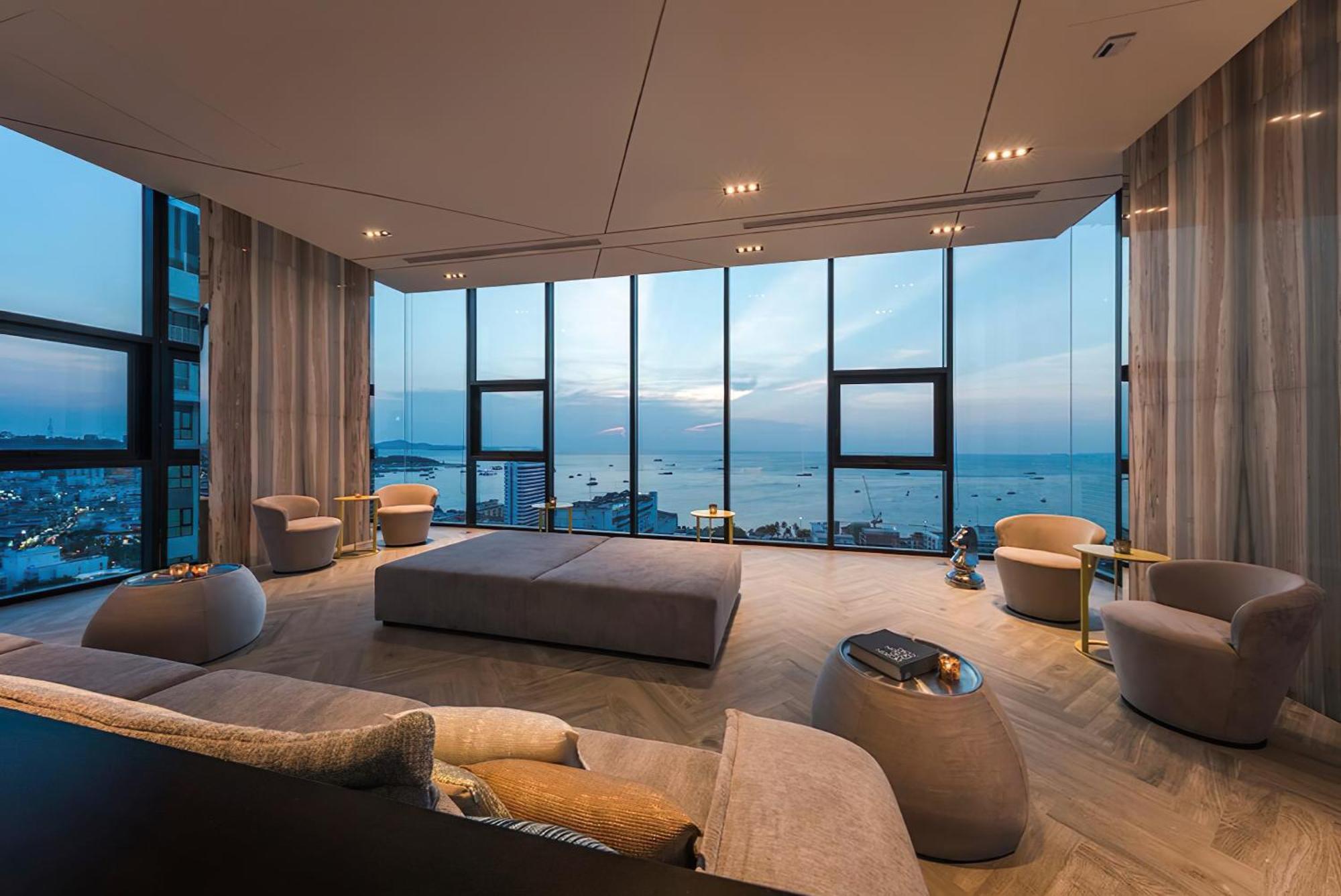Central Pattaya - Sea View Large Balcony Condo With Infinity Pool Kültér fotó